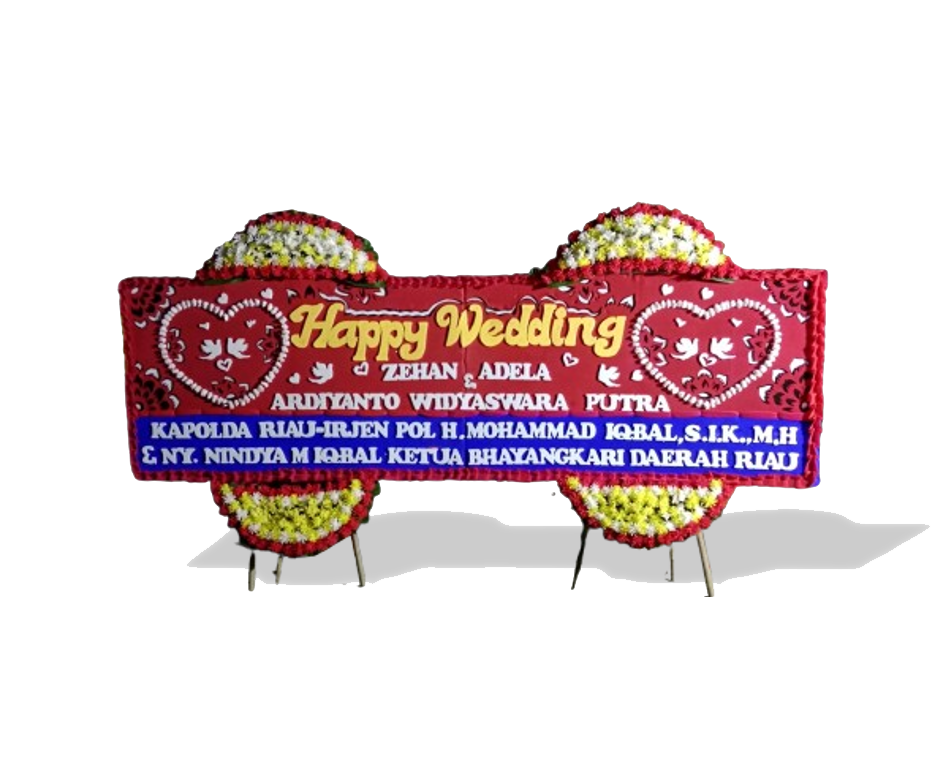Karangan Bunga Pernikahan Elegan - Landscape