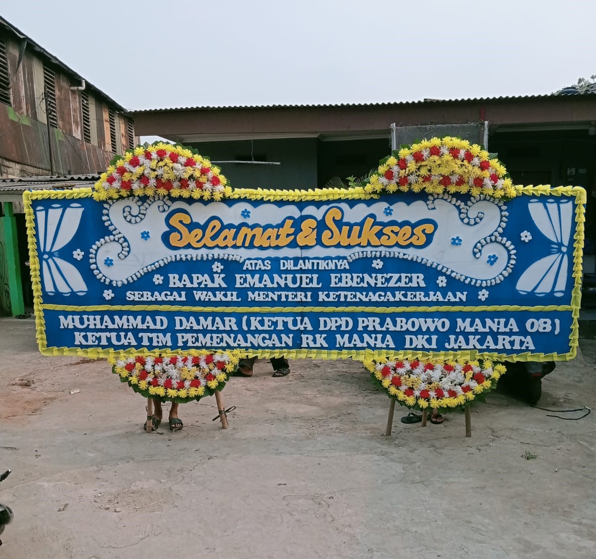 Papan Bunga Ucapan Selamat Pelantikan - Landscape - Gambar 2