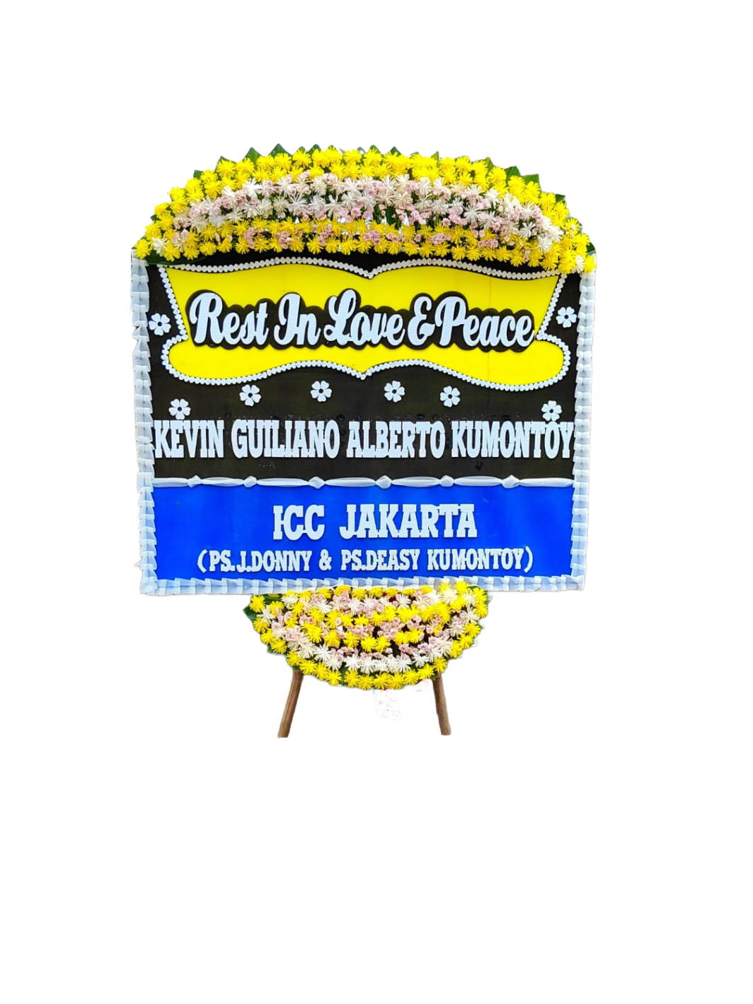 Papan Bunga Rest In Love - Serene Peace Edition
