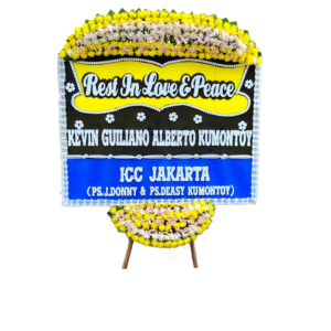 Papan Bunga Rest In Love - Serene Peace Edition