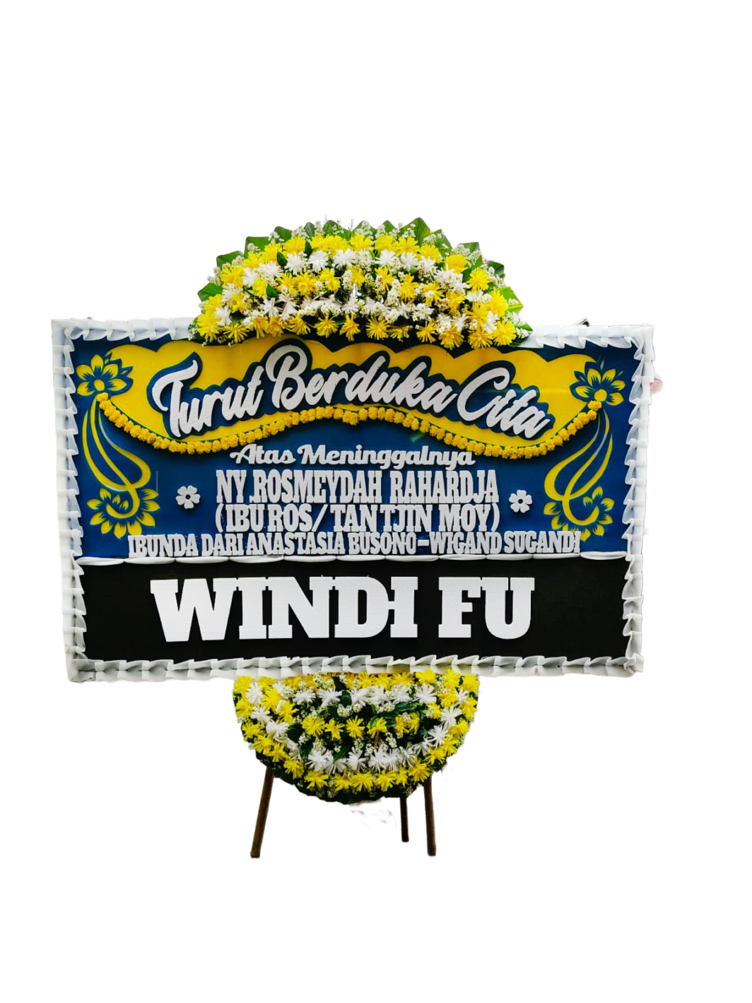 Papan Bunga Duka Cita