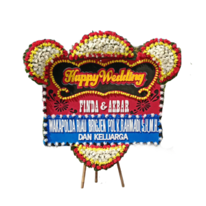 Papan Bunga Happy Wedding Premium - Royal Celebration Series