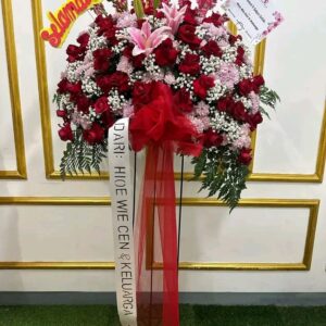 Standing Flower Mawar Merah