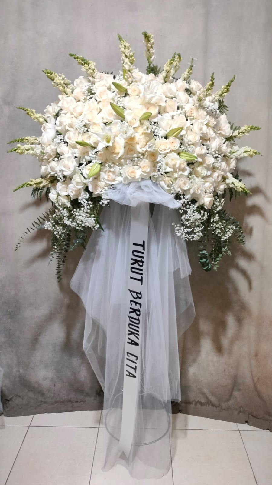 Standing Flower Mawar Putih