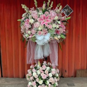 Standing Flower Soft Pink 2 Susun