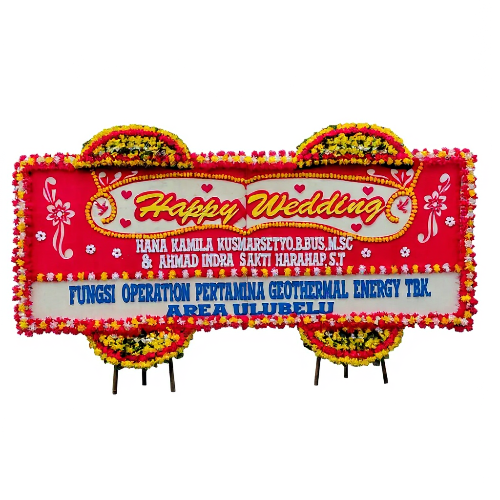 Papan Bunga Gandeng Wedding 3